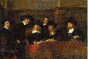 REMBRANDT Harmenszoon van Rijn The Syndics of the Clothmakers Guild, oil on canvas